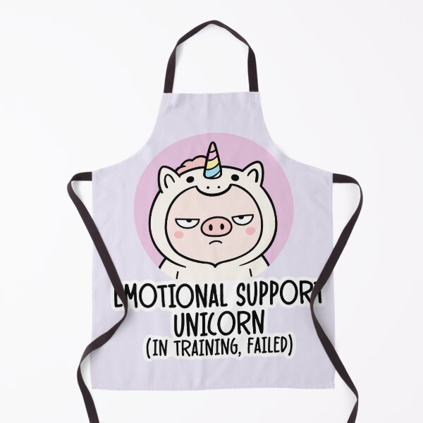 Item preview, Emotional Support Unicorn designed and sold by YeeveDiArt.