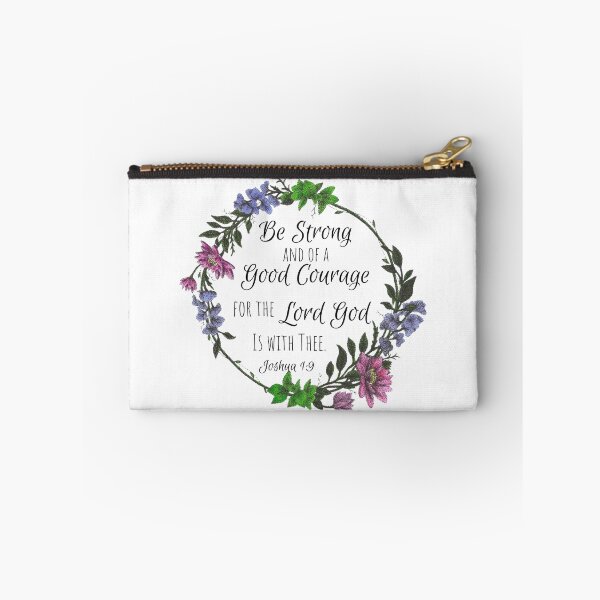 Item preview, Joshua 1:9 Floral Design designed and sold by Cora Worthington Art.