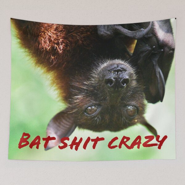 Item preview, CUTE FRUIT BAT acka AUSTRALIAN FLYING FOX designed and sold by Barbara Jean Photo Art And Design.