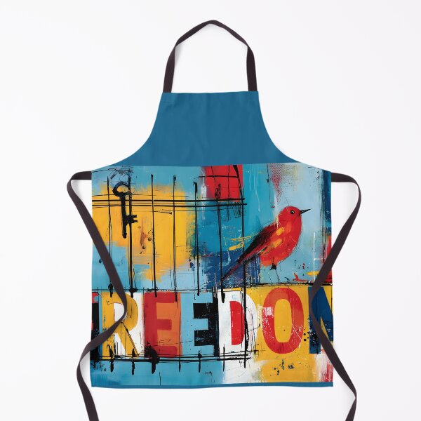 Item preview, Freedom Takes Flight - Vibrant Bird Bold Cage and a Powerful Symbol of Liberation designed and sold by OlfactoART Studio.