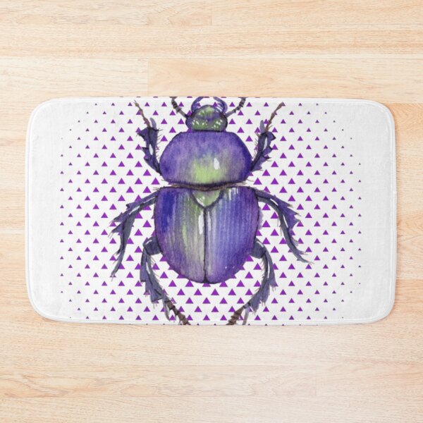 Item preview, Violet Beetle Pop Art | Glossy Puffy Plastic Aesthetic designed and sold by Rawafi Art Studio.
