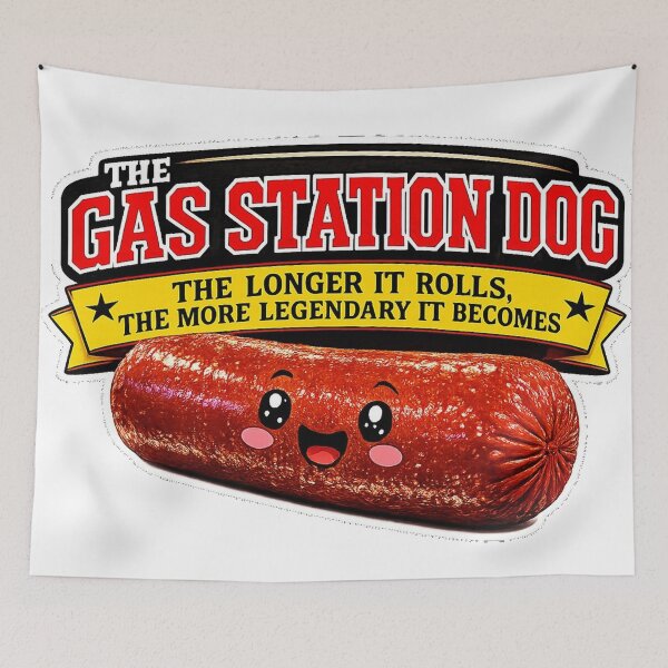 Item preview, Hotdog Heroes Gas Station Dog Solo Transparent  designed and sold by 1mooreroy.