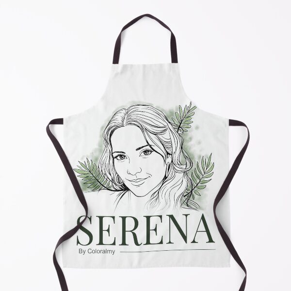 Item preview, SERENA Botanical Line Art Portrait. By COLORALMY designed and sold by Coloralmy.
