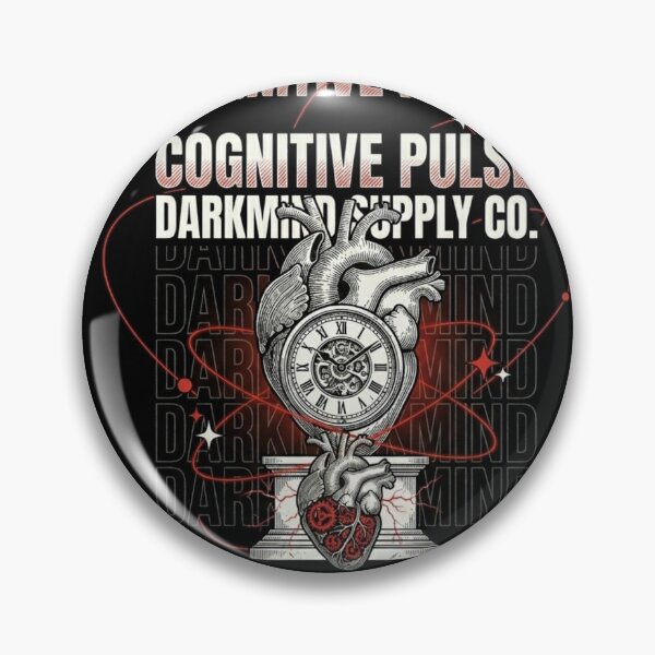 Item preview, Cognitive Pulse Dark Mind Steampunk Heart Design designed and sold by DarkDroppp.