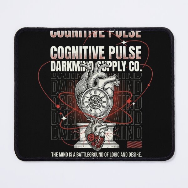 Item preview, Cognitive Pulse Dark Mind Steampunk Heart Design designed and sold by DarkDroppp.