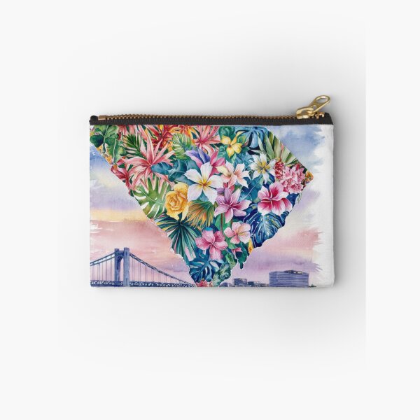 Item preview, Floral South Carolina Outline designed and sold by marniebydesign.