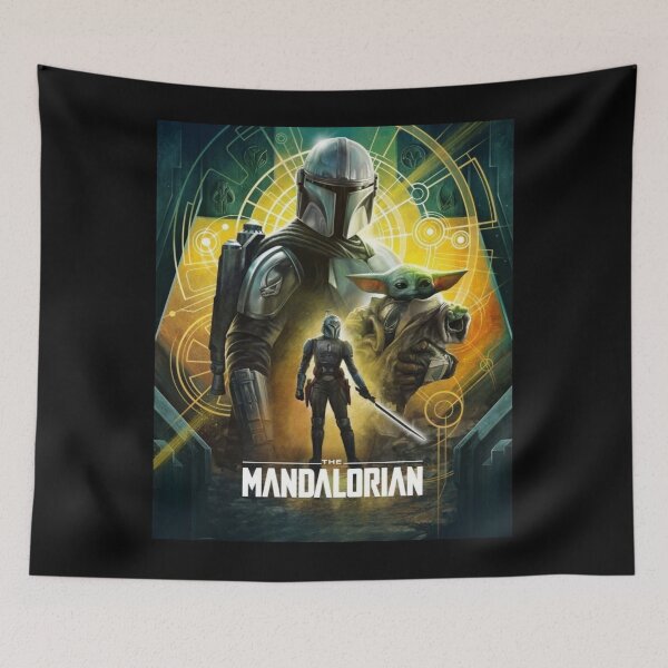 Item preview, Mando & Grogu designed and sold by salmzouriart.