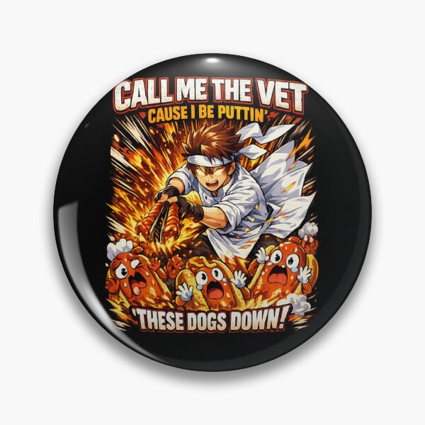 Item preview, Call Me The Vet Cause I Be Puttin' These Dogs Down Anime Glizzy Warrior  designed and sold by HiPatti.
