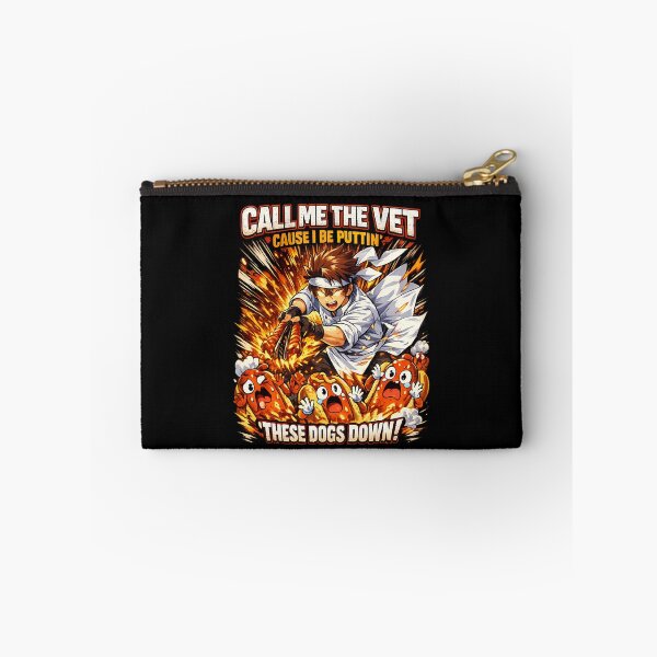 Item preview, Call Me The Vet Cause I Be Puttin' These Dogs Down Anime Glizzy Warrior  designed and sold by HiPatti.