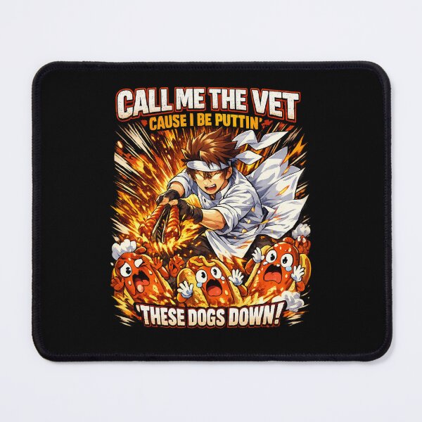 Item preview, Call Me The Vet Cause I Be Puttin' These Dogs Down Anime Glizzy Warrior  designed and sold by HiPatti.