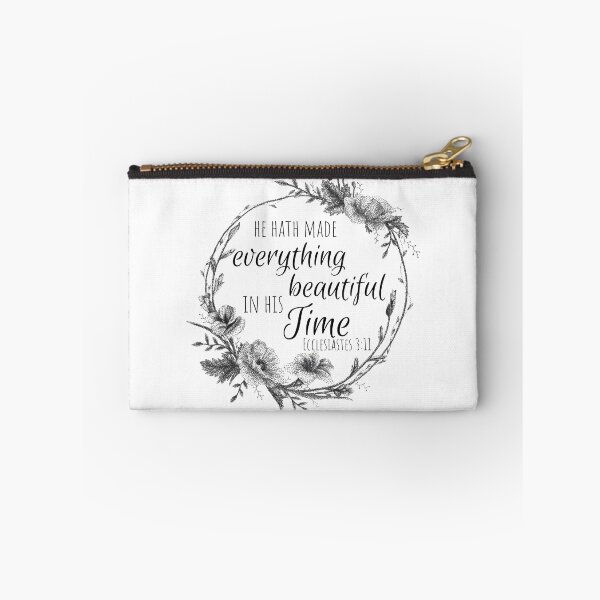 Item preview, Ecclesiastes 3:11 Floral Design designed and sold by Cora Worthington Art.