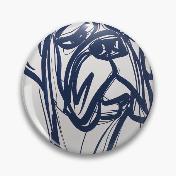 Item preview, Bullmastiff - Blue Abstract Art designed and sold by shadow-bloom.