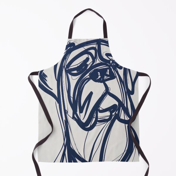 Item preview, Bullmastiff - Blue Abstract Art designed and sold by shadow-bloom.