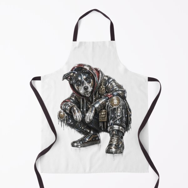 Item preview, Disco Dog Mosaic Streetwear Puppy designed and sold by CalineczkaArt.