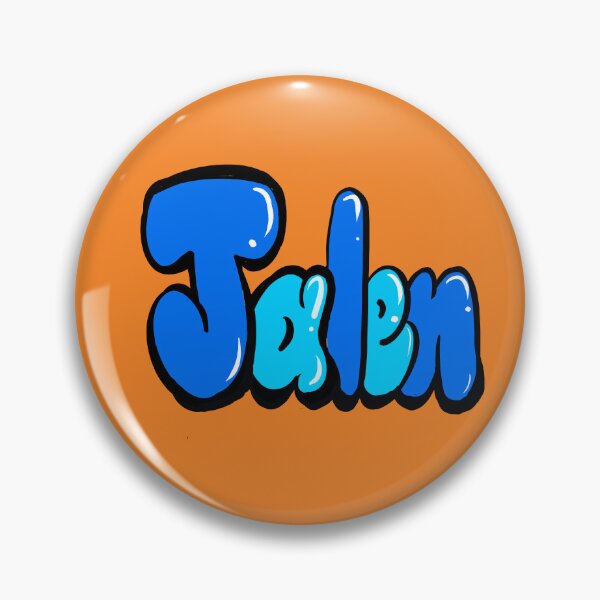 Item preview, Jalen name in blue graffiti calligraphy Top 10 best personalized gifts for boys named Jalen designed and sold by Artonmytee.