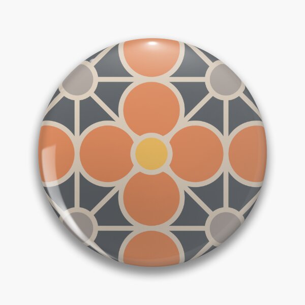 Item preview, Geometric Pattern: Plumeria: Parget designed and sold by Red Wolf.