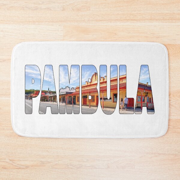 Item preview, PAMBULA - Bega Valley New South Wales Main Street Shops Sunny Day designed and sold by Adam Gormley.