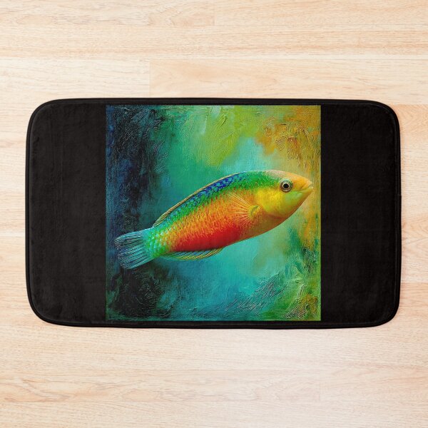 Item preview, Rainbow Wrasse Symphony: A Vibrant Color Beneath the Waves designed and sold by Helios Be. Lavsh.