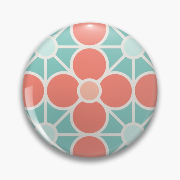 Item preview, Geometric Pattern: Plumeria: Bambury designed and sold by Red Wolf.