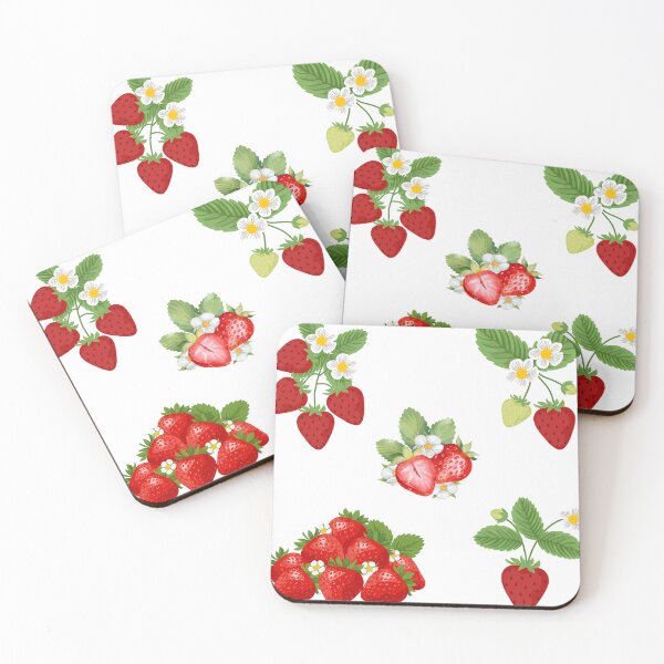 Item preview, Vintage Botanical Strawberry Garden Aesthetic Sticker Sheet Pack designed and sold by Art IN Pack.