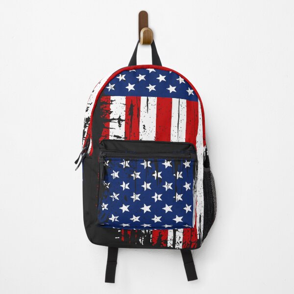 Artikelvorschau, Patriotisches Grunge-Design mit abgenutzter amerikanischer Flagge entworfen und verkauft von Groovy Looks.