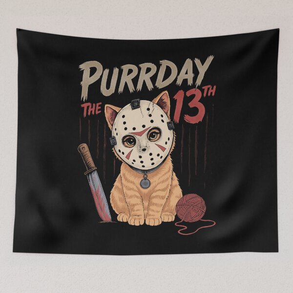 Item preview, Purrday the 13th designed and sold by fathi Illustration.