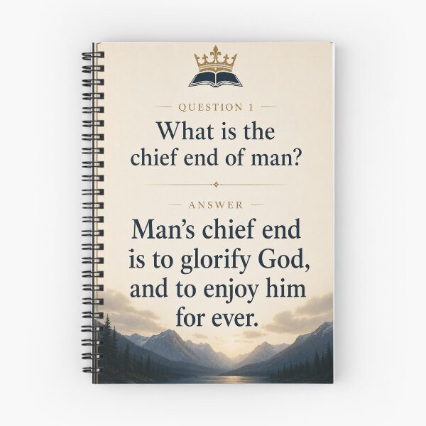 Item preview, Westminster Confession Question 1 designed and sold by The Word as Life.