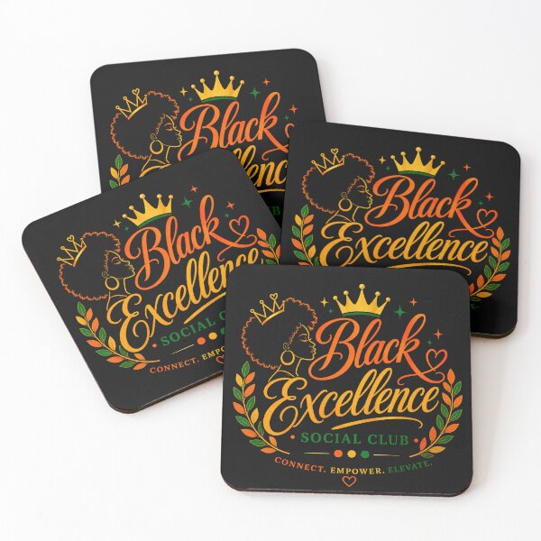 Item preview, Black Excellence Social Club Afro Queen Design designed and sold by She Prays.