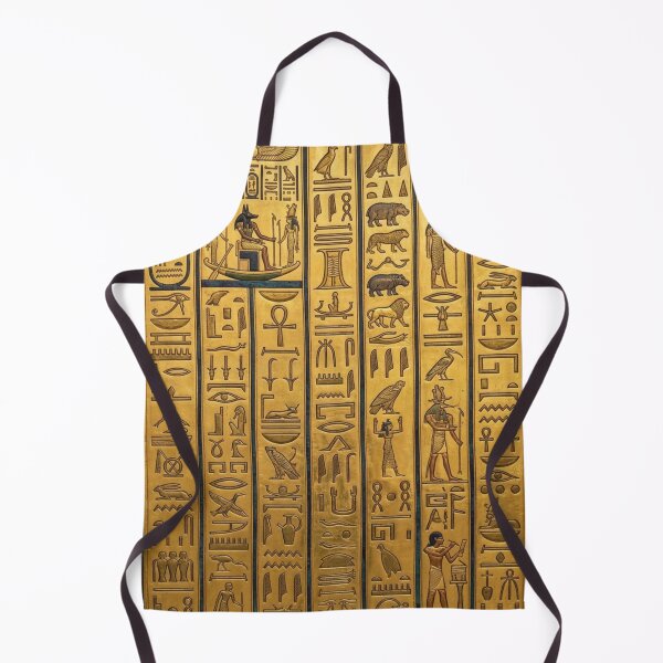 Item preview, Ancient Egyptian Golden Hieroglyphics Sacred Inscriptions Art designed and sold by Queen Cleopatra.