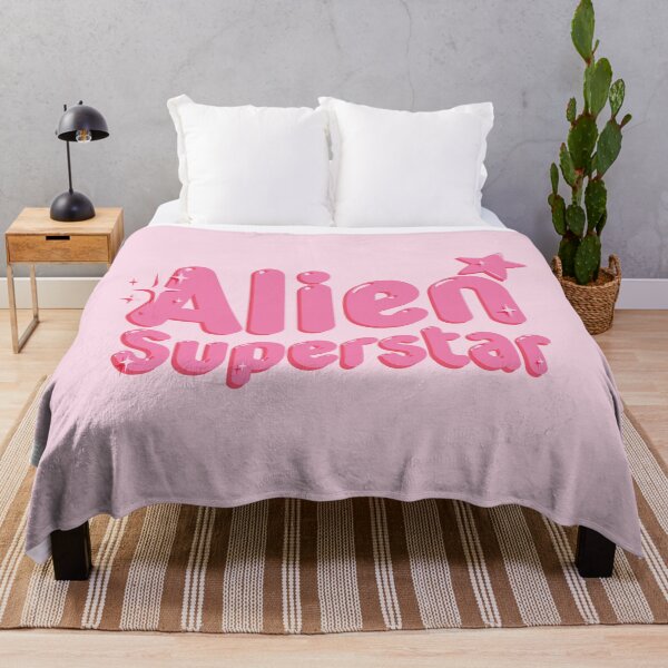 Item preview, Alien Superstar Pink Aesthetic Motivational Girl Power Print designed and sold by SpringTeaDesigns.