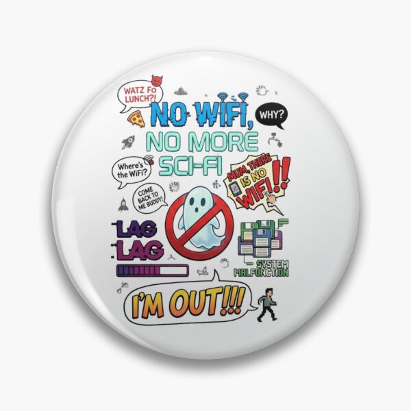 Item preview, No WiFi, No More Sci-Fi - The Ultimate Gamer Rage Quit designed and sold by Zack's Digital Threads.