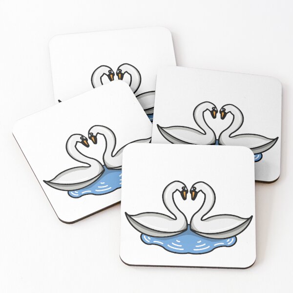 Item preview, Swan Sticker | Postcards from Amsterdam Collection  designed and sold by BellaDesignCo.