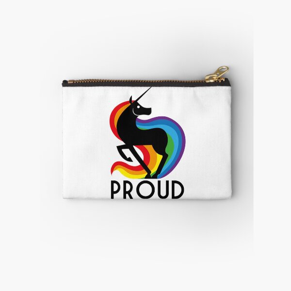 Item preview, Proud lgtbi+ rainbow unicorn dark version designed and sold by Konopikyu.