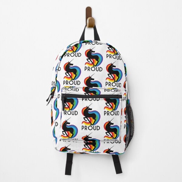 Item preview, Proud lgtbi+ rainbow unicorn dark version designed and sold by Konopikyu.