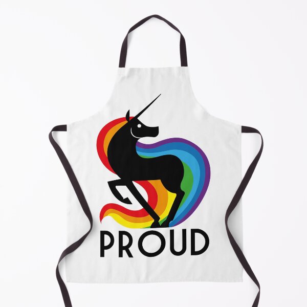 Item preview, Proud lgtbi+ rainbow unicorn dark version designed and sold by Konopikyu.