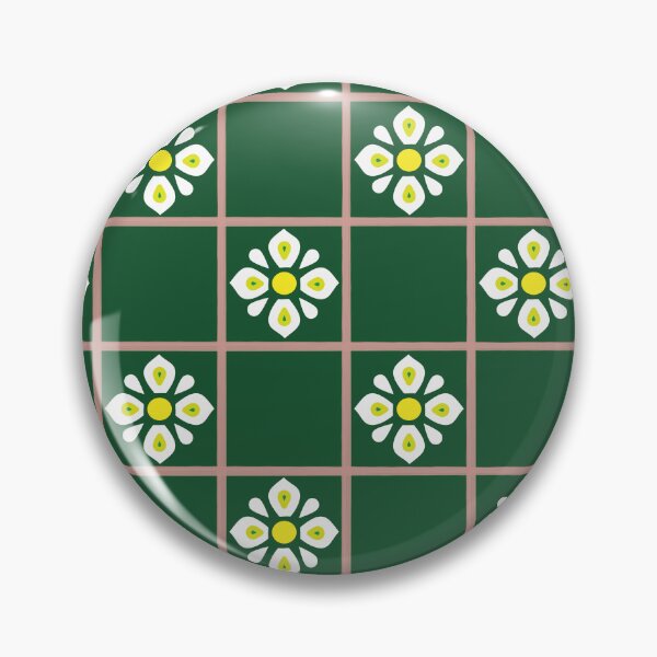 Item preview, Retro Floral Grid Seamless Pattern designed and sold by AjjimaJKM.