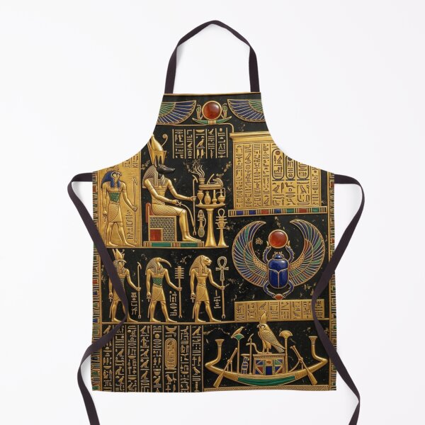 Item preview, Ancient Egyptian Mythology God Anubis Scarab Solar Barque Art designed and sold by Queen Cleopatra.