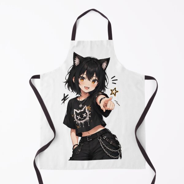 Item preview, Kawaii Cat Girl Streetwear Anime designed and sold by Amr Siam.