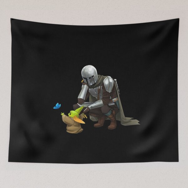 Item preview, Mando & Grogu designed and sold by salmzouriart.