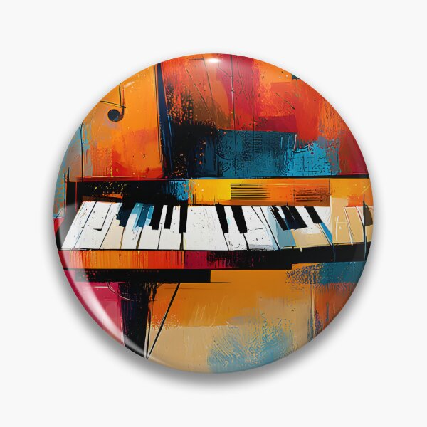 Item preview, Harmony in Abstract Form - Grand Piano and Cello Intertwined Through Vibrant Geometric Color designed and sold by OlfactoART Studio.