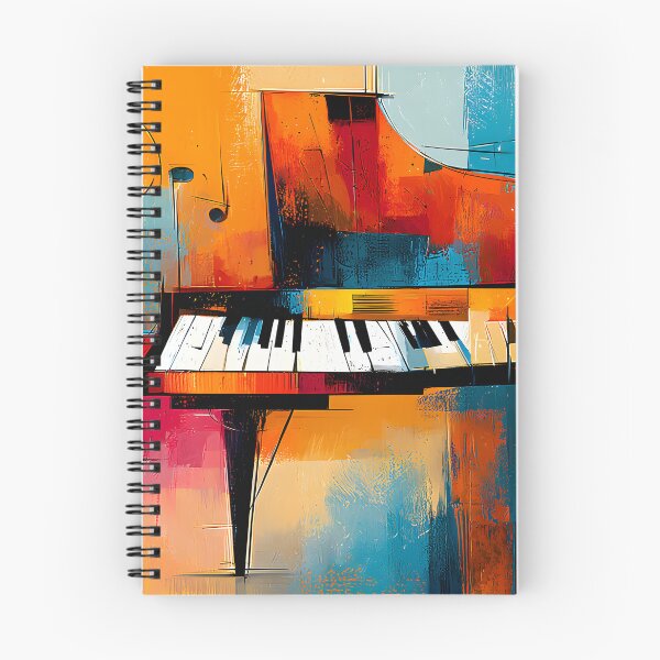 Item preview, Harmony in Abstract Form - Grand Piano and Cello Intertwined Through Vibrant Geometric Color designed and sold by OlfactoART Studio.
