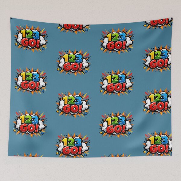 Item preview, 123 GO! Fun Retro Gaming Style designed and sold by KICOR.