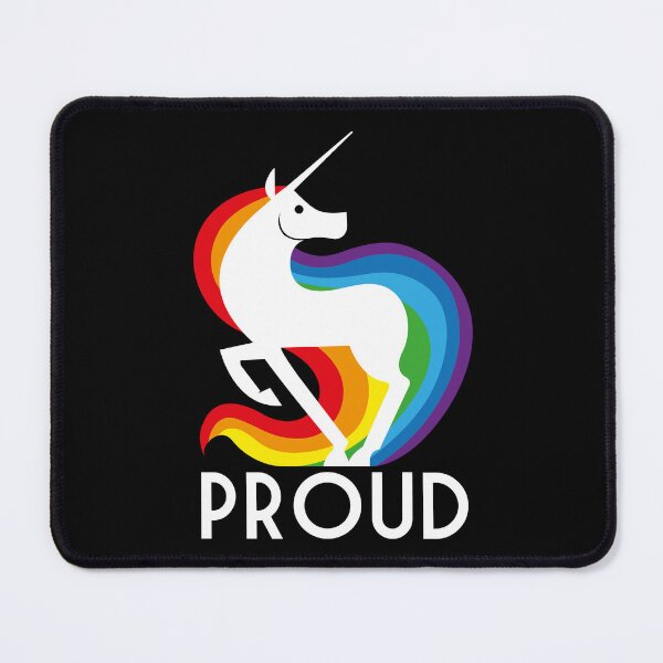 Item preview, Copy of Proud lgtbi+ rainbow unicorn light version designed and sold by Konopikyu.