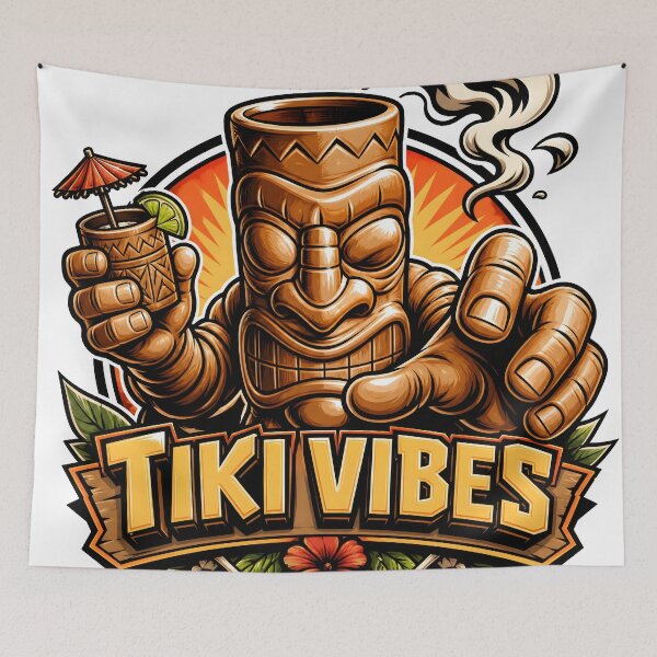 Item preview, tiki vibes designed and sold by castillomiami.