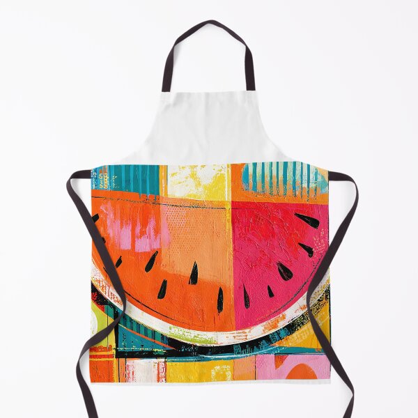 Item preview, Watermelon Slice in Motion - Bold Geometric Patterns and Vibrant Summer Color Energy designed and sold by OlfactoART Studio.