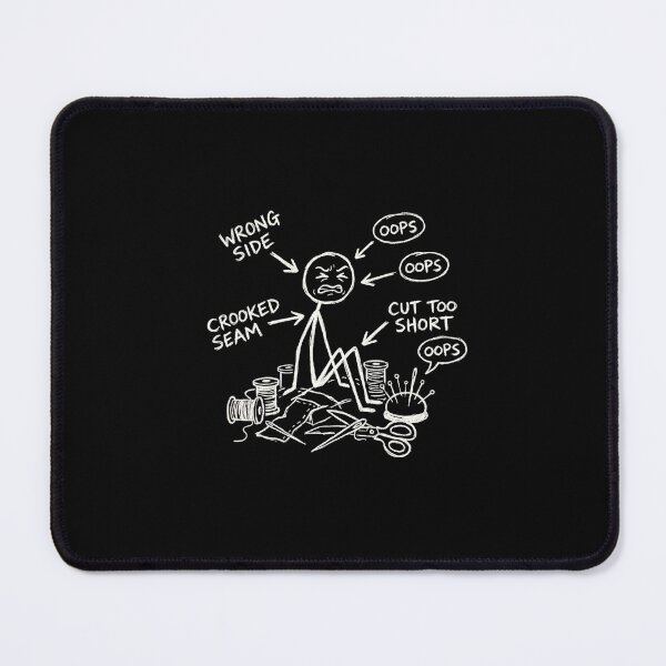 Item preview, Beginner Sewing Experience | Funny Sewing Mistakes Meme | Sewist Stick Figure Design designed and sold by EverStitchStudio ★★★★★.