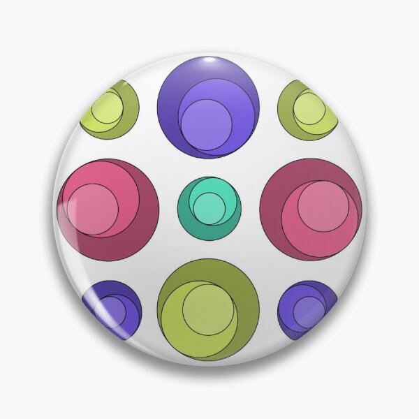 Item preview, Vibrant Concentric Vibes - Pop designed and sold by HorsesLargesse.
