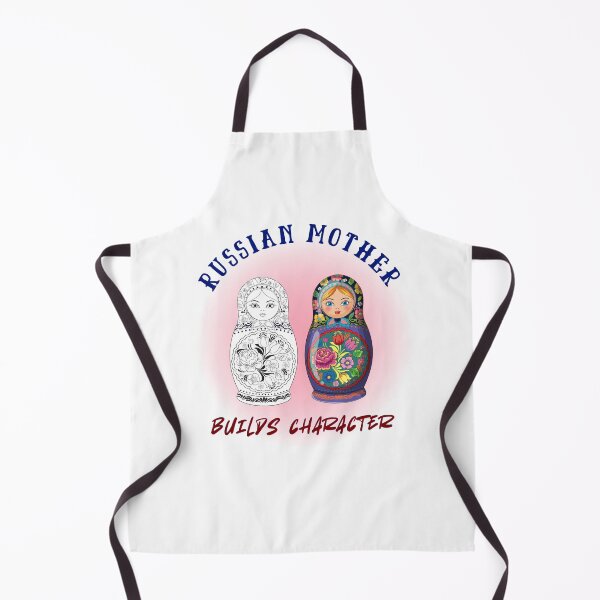 Item preview, Russian Mother Builds Character. Gift for a Russian Mom, Russian Grandma, Babushka. Russian Woman. designed and sold by ShrimpAndGrits.