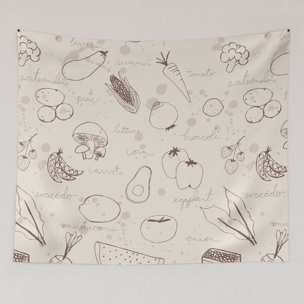 Item preview, Sketchy Farmer's Market designed and sold by jehb.creative.
