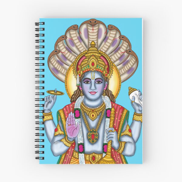Item preview, Lord Vishnu Artwork | Sacred Hindu God Digital Illustration designed and sold by Harshit_Digital_Arts.
